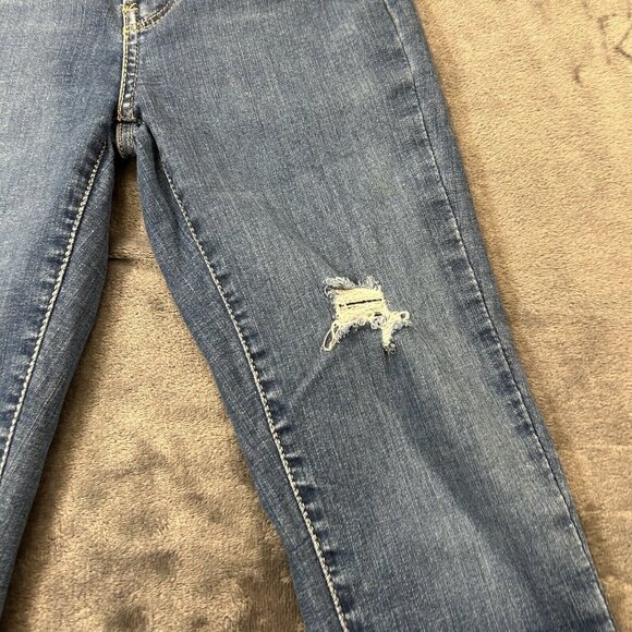 Levis Jeans Womens 24x27” Blue 720 Super Skinny Ankle High Rise Denim Pants - Picture 5 of 12